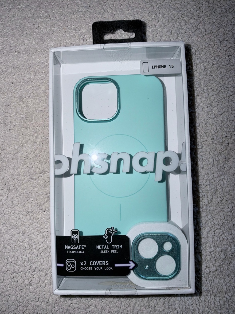 OhSnap MagSafe-Compatible iPhone 15 pro Case - Mint